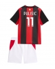 AC Milan Christian Pulisic #11 Hemmatröja Barn 2026-27 Kortärmad (+ Korta byxor)