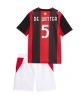 AC Milan Koni De Winter #5 Hemmatröja Barn 2026-27 Kortärmad (+ Korta byxor)