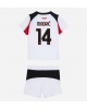 AC Milan Luka Modric #14 Bortatröja Barn 2025-26 Kortärmad (+ Korta byxor)