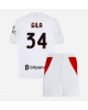 AC Milan Mario Gila #34 Bortatröja Barn 2026-27 Kortärmad (+ Korta byxor)
