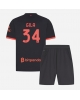 AC Milan Mario Gila #34 Tredjeställ Barn 2026-27 Kortärmad (+ Korta byxor)