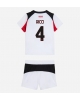 AC Milan Samuele Ricci #4 Bortatröja Barn 2025-26 Kortärmad (+ Korta byxor)