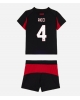 AC Milan Samuele Ricci #4 Hemmatröja Barn 2025-26 Kortärmad (+ Korta byxor)