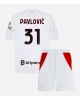 AC Milan Strahinja Pavlovic #31 Bortatröja Barn 2026-27 Kortärmad (+ Korta byxor)