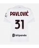 AC Milan Strahinja Pavlovic #31 Bortatröja Kvinnor 2026-27 Kortärmad