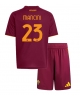 AS Roma Gianluca Mancini #23 Hemmatröja Barn 2025-26 Kortärmad (+ Korta byxor)