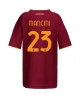 AS Roma Gianluca Mancini #23 Hemmatröja Kvinnor 2025-26 Kortärmad