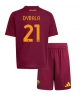 AS Roma Paulo Dybala #21 Hemmatröja Barn 2025-26 Kortärmad (+ Korta byxor)