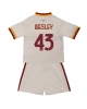 AS Roma Wesley Franca #43 Bortatröja Barn 2026-27 Kortärmad (+ Korta byxor)