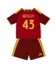 AS Roma Wesley Franca #43 Hemmatröja Barn 2026-27 Kortärmad (+ Korta byxor)