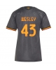 AS Roma Wesley Franca #43 Tredje Tröja Kvinnor 2026-27 Kortärmad