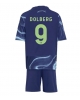 Ajax Kasper Dolberg #9 Bortatröja Barn 2025-26 Kortärmad (+ Korta byxor)