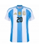 Argentina Alexis Mac Allister #20 Hemmatröja Copa America 2024 Kortärmad