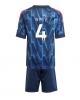 Arsenal Ben White #4 Bortatröja Barn 2025-26 Kortärmad (+ Korta byxor)
