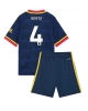 Arsenal Ben White #4 Bortatröja Barn 2026-27 Kortärmad (+ Korta byxor)
