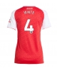 Arsenal Ben White #4 Hemmatröja Kvinnor 2025-26 Kortärmad