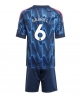 Arsenal Gabriel Magalhaes #6 Bortatröja Barn 2025-26 Kortärmad (+ Korta byxor)