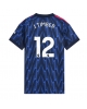 Arsenal Jurrien Timber #12 Bortatröja Kvinnor 2025-26 Kortärmad