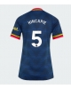 Arsenal Piero Hincapie #5 Bortatröja Kvinnor 2026-27 Kortärmad
