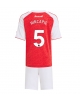 Arsenal Piero Hincapie #5 Hemmatröja Barn 2025-26 Kortärmad (+ Korta byxor)
