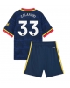 Arsenal Riccardo Calafiori #33 Bortatröja Barn 2026-27 Kortärmad (+ Korta byxor)