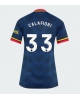 Arsenal Riccardo Calafiori #33 Bortatröja Kvinnor 2026-27 Kortärmad