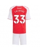 Arsenal Riccardo Calafiori #33 Hemmatröja Barn 2025-26 Kortärmad (+ Korta byxor)