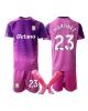 Aston Villa Emiliano Martinez #23 Målvakt Tredjeställ Barn 2025-26 Kortärmad (+ Korta byxor)
