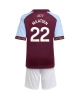 Aston Villa Ian Maatsen #22 Hemmatröja Barn 2025-26 Kortärmad (+ Korta byxor)