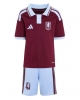 Aston Villa Ian Maatsen #22 Hemmatröja Barn 2026-27 Kortärmad (+ Korta byxor)