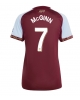 Aston Villa John McGinn #7 Hemmatröja Kvinnor 2025-26 Kortärmad