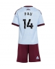 Aston Villa Pau Torres #14 Tredjeställ Barn 2026-27 Kortärmad (+ Korta byxor)
