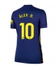 Atletico Madrid Alex Baena #10 Bortatröja Kvinnor 2025-26 Kortärmad