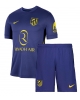 Atletico Madrid Bortatröja Barn 2025-26 Kortärmad (+ Korta byxor)