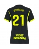 Atletico Madrid Cristian Romero #21 Bortatröja Kvinnor 2026-27 Kortärmad