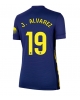 Atletico Madrid Julian Alvarez #19 Bortatröja Kvinnor 2025-26 Kortärmad