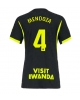 Atletico Madrid Rodrigo Mendoza #4 Bortatröja Kvinnor 2026-27 Kortärmad