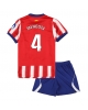 Atletico Madrid Rodrigo Mendoza #4 Hemmatröja Barn 2026-27 Kortärmad (+ Korta byxor)