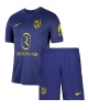 Atletico Madrid Thiago Almada #11 Bortatröja Barn 2025-26 Kortärmad (+ Korta byxor)