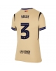 Barcelona Alejandro Balde #3 Bortatröja Kvinnor 2025-26 Kortärmad