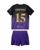 Barcelona Andreas Christensen #15 Bortatröja Barn 2026-27 Kortärmad (+ Korta byxor)