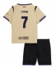 Barcelona Ferran Torres #7 Bortatröja Barn 2025-26 Kortärmad (+ Korta byxor)