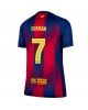 Barcelona Ferran Torres #7 Hemmatröja Kvinnor 2025-26 Kortärmad