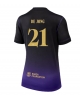 Barcelona Frenkie de Jong #21 Bortatröja Kvinnor 2026-27 Kortärmad