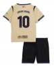 Barcelona Lamine Yamal #10 Bortatröja Barn 2025-26 Kortärmad (+ Korta byxor)