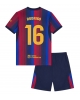 Barcelona Rodri Hernandez #16 Hemmatröja Barn 2026-27 Kortärmad (+ Korta byxor)