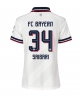 Bayern Munich Ismael Saibari #34 Bortatröja Kvinnor 2026-27 Kortärmad
