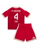 Bayern Munich Jonathan Tah #4 Hemmatröja Barn 2026-27 Kortärmad (+ Korta byxor)