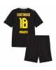 Borussia Dortmund Ethan Nwaneri #18 Bortatröja Barn 2026-27 Kortärmad (+ Korta byxor)