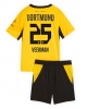 Borussia Dortmund Joey Veerman #25 Hemmatröja Barn 2026-27 Kortärmad (+ Korta byxor)